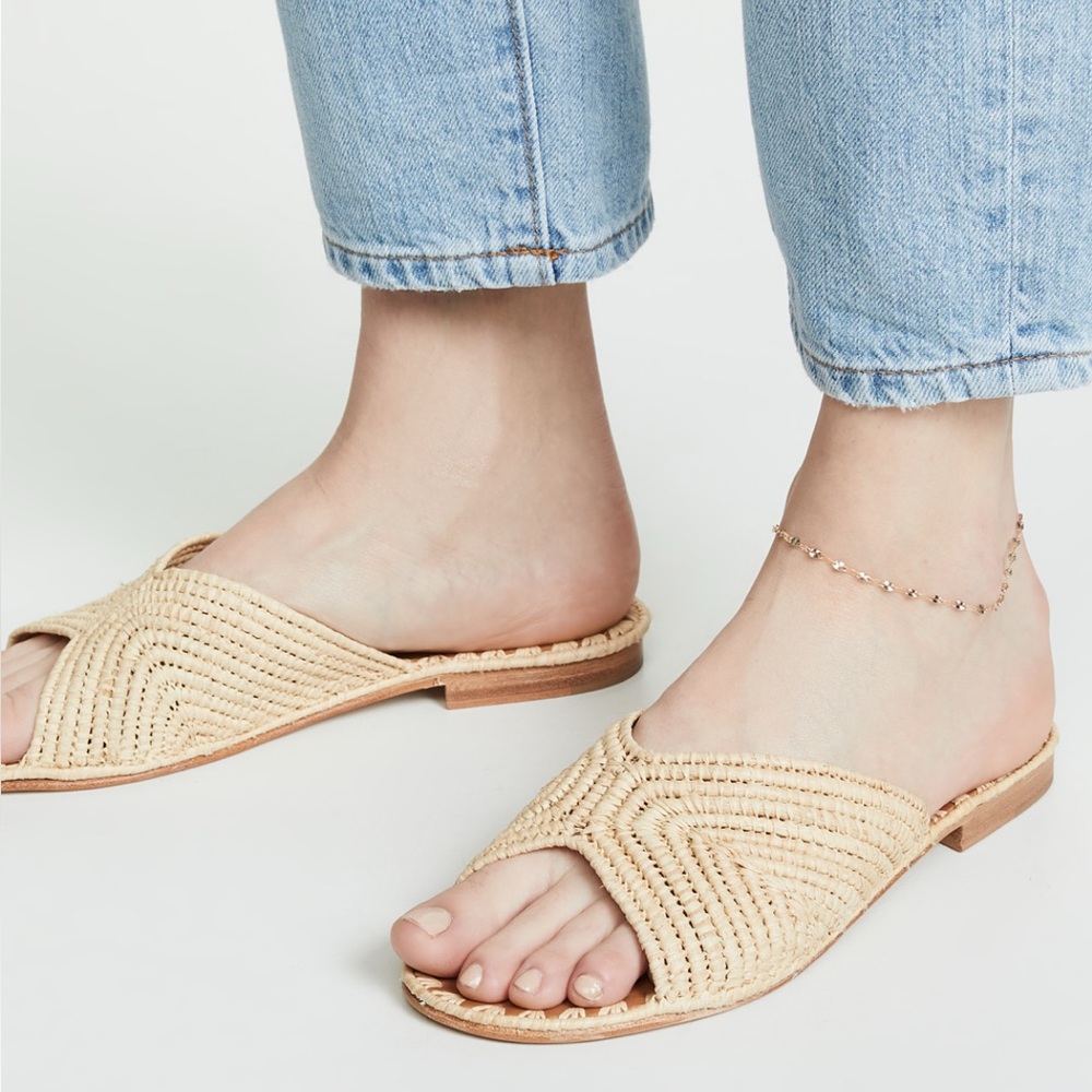 Lightly Worn Carrie Forbes Salon Slides, 39
